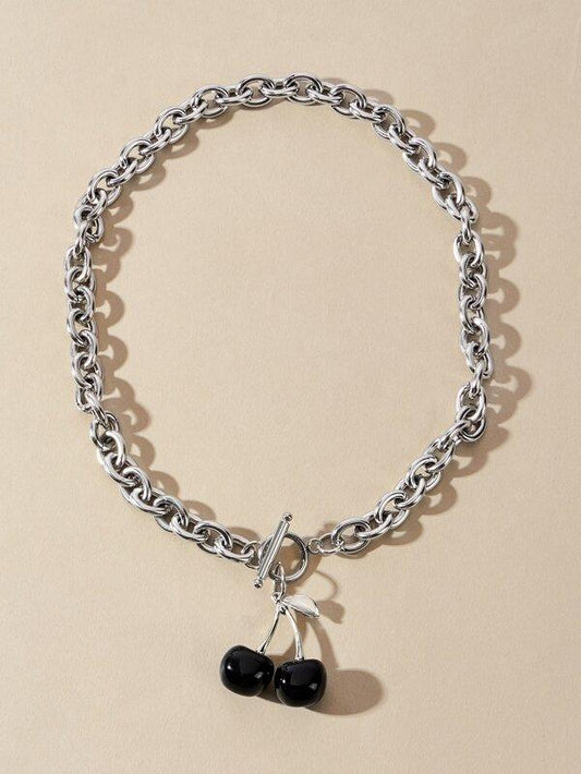 Cherry Charm Chain Necklace for Women