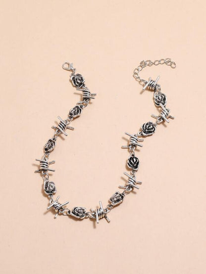 Rose Decor Choker for Women