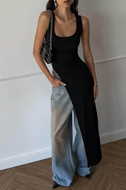 Urban Muse Slit Bodycon Dress