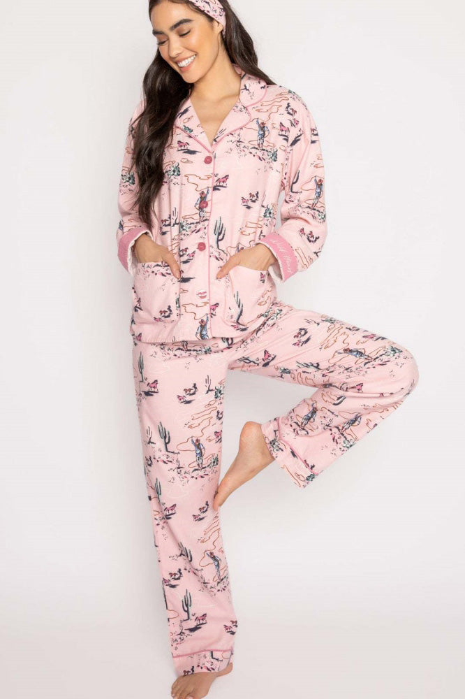 Conjunto de pijama con estampado del desierto occidental