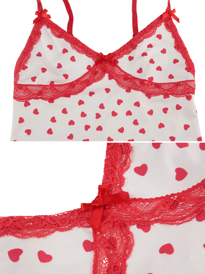 Freya Lace Trim Shorts Set