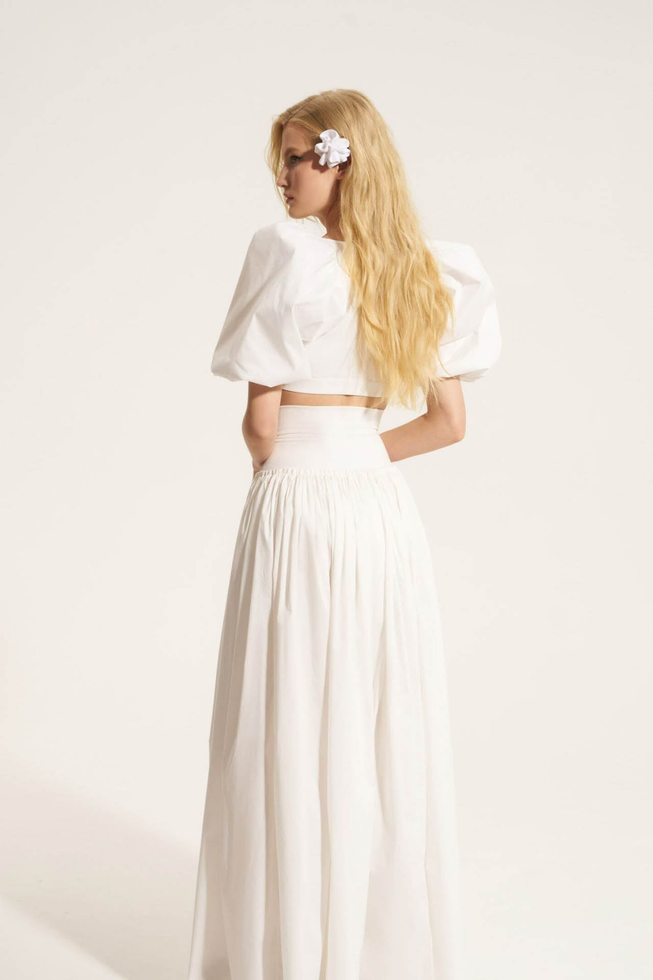 Conjunto de falda con brillo parisino
