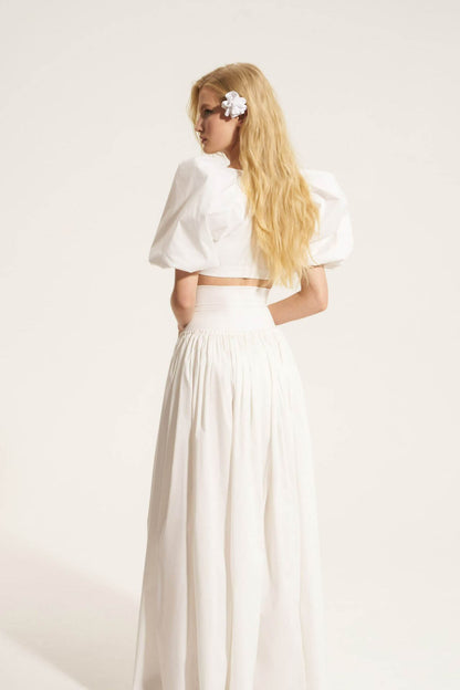 Conjunto de falda con brillo parisino