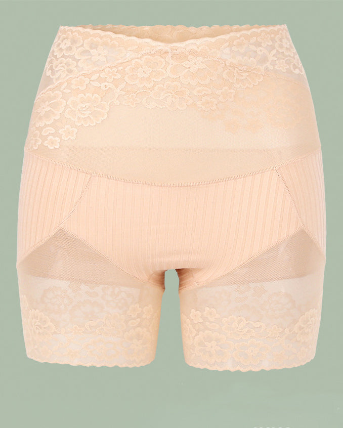 Lace High Waist Cotton Hip Lifting Tummy Control Leggings