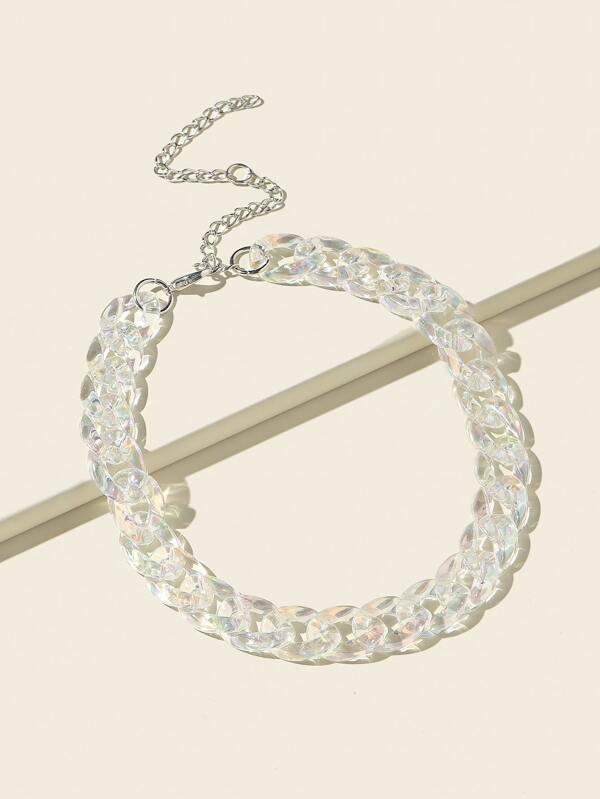 Clear Chain Necklace for Women