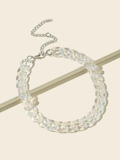 Clear Chain Necklace for Women