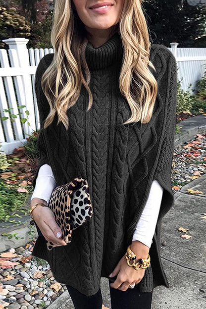 Fashion Casual Solid Pullovers Turtleneck Sweaters(7 Colors)