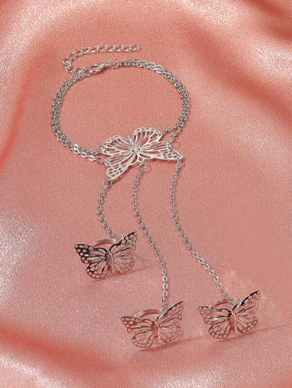 Butterfly Mittens Bracelet for Women