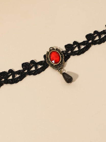 Gemstone Decor Choker for Women