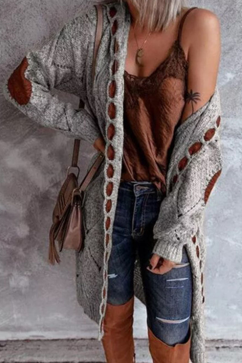 Tops con capucha y cuello dividido liso de moda urbana (6 colores)