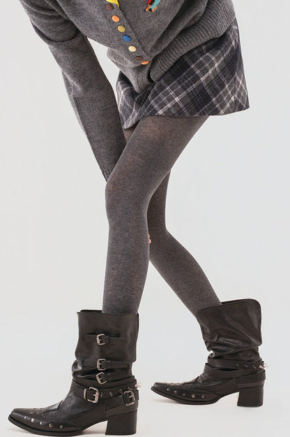 Slimming Seamless Flat Knit Tights