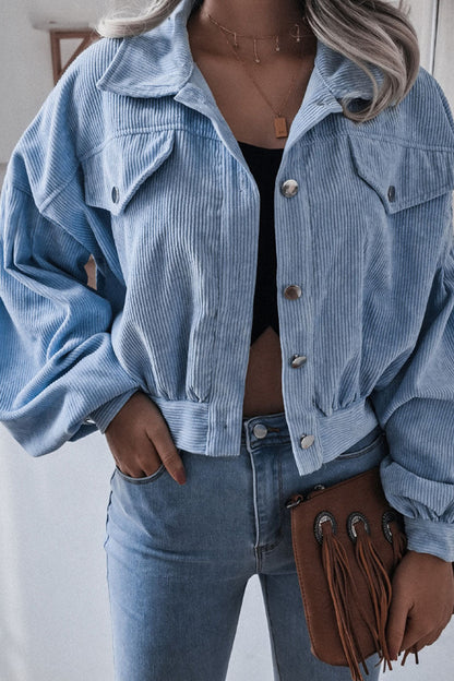 Prendas de abrigo casuales de moda con cuello vuelto liso