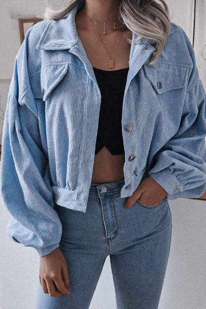 Prendas de abrigo casuales de moda con cuello vuelto liso