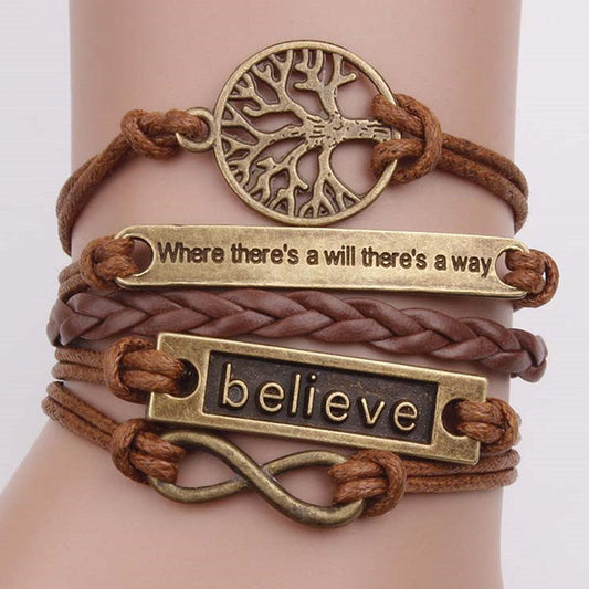 Accesorios de pulseras de patchwork vintage de moda