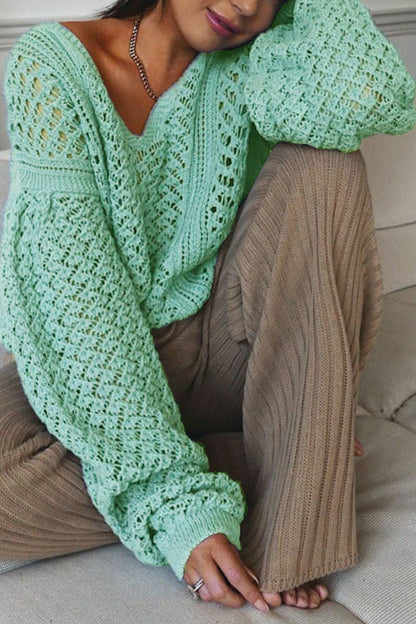 Suéteres de cuello en V lisos de moda urbana (5 colores)