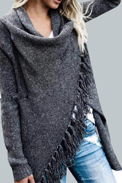 Suéteres casuales de moda con cuello redondo y cintura media (7 colores)