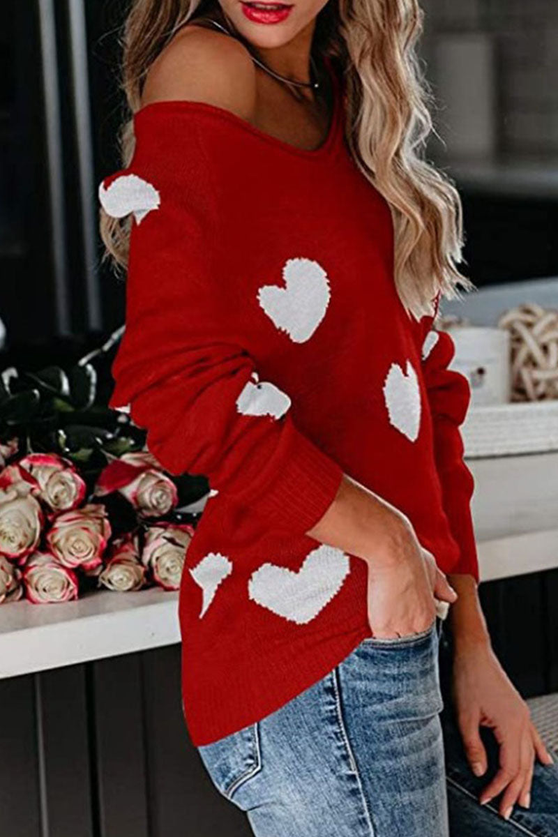 Tops básicos de cintura media con cuello en V y estampado casual de moda