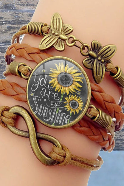 Pulseras con letras divididas de Fashion Daily