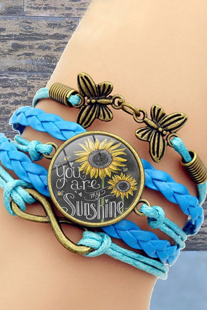 Fashion Daily Letter Patchwork Bracelets