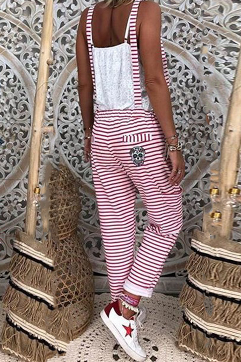 Monos regulares con frenillo dividido y rayas de calle