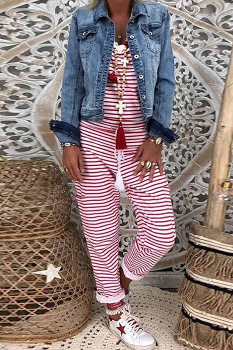 Monos regulares con frenillo dividido y rayas de calle