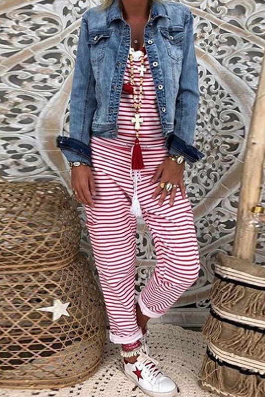 Monos regulares con frenillo dividido y rayas de calle