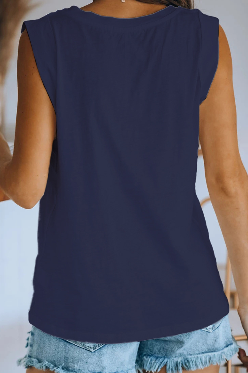 Camisetas básicas informales lisas de cuello redondo (4 colores)