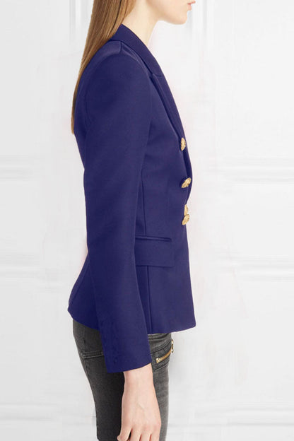 Prendas de abrigo de moda urbana con cuello vuelto liso (6 colores)