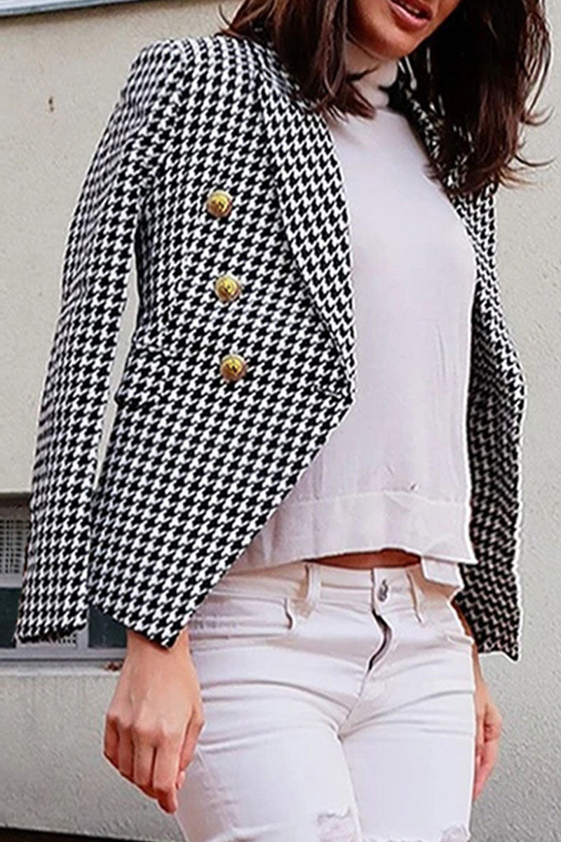 Prendas de abrigo de moda urbana con cuello vuelto liso (6 colores)