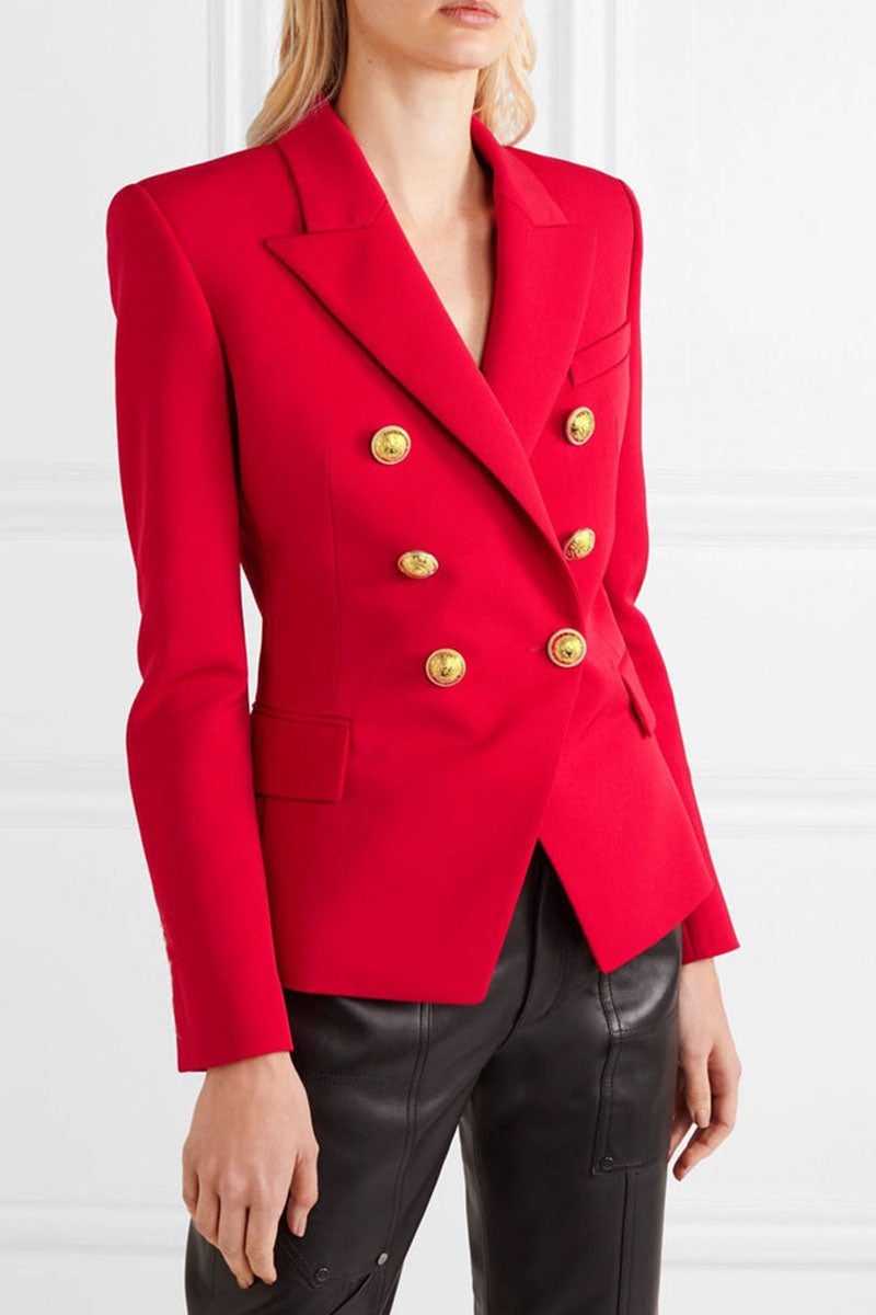 Prendas de abrigo de moda urbana con cuello vuelto liso (6 colores)