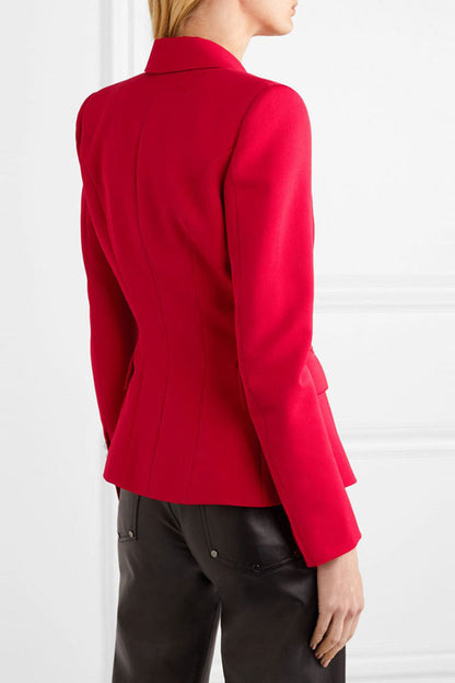 Prendas de abrigo de moda urbana con cuello vuelto liso (6 colores)
