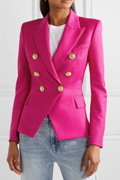 Prendas de abrigo de moda urbana con cuello vuelto liso (6 colores)