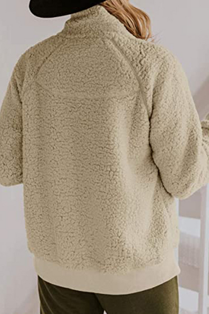 Prendas de abrigo con cuello mandarín, hebilla de unión dividida sólida