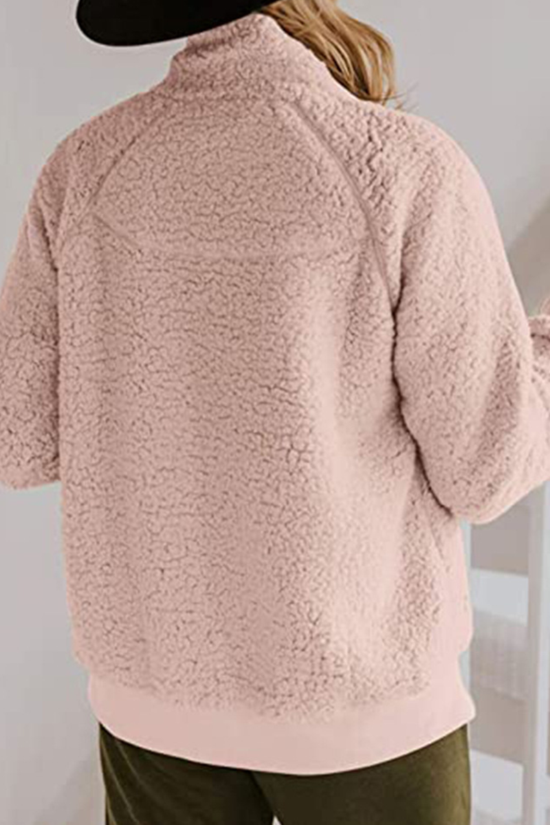 Prendas de abrigo con cuello mandarín, hebilla de unión dividida sólida