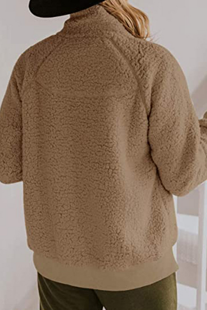 Prendas de abrigo con cuello mandarín, hebilla de unión dividida sólida