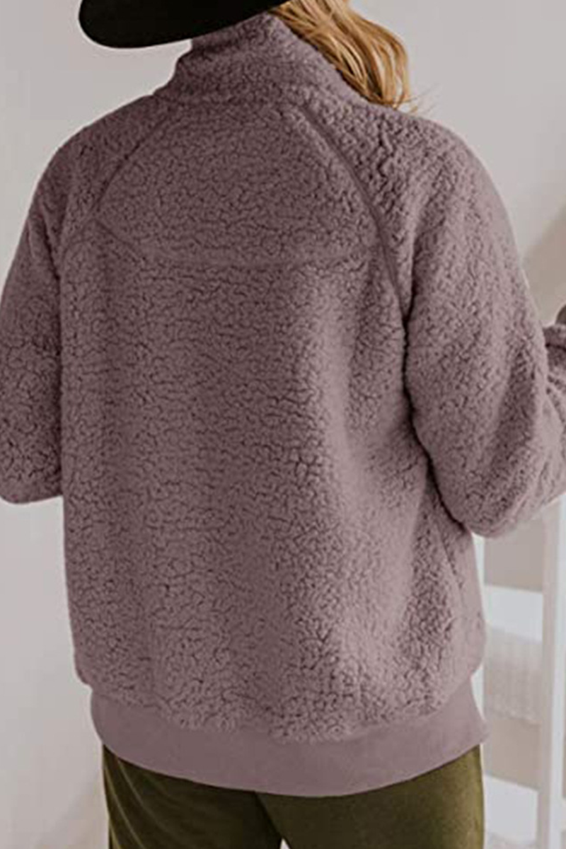 Prendas de abrigo con cuello mandarín, hebilla de unión dividida sólida