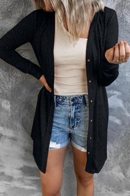 Tops casuales con hebillas sólidas