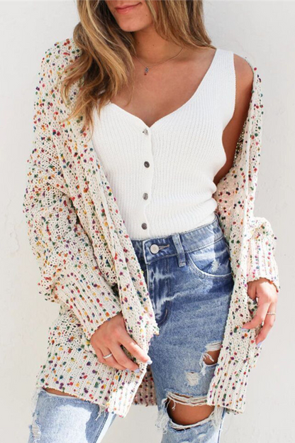 Suéter informal con bolsillos y retazos (7 colores)