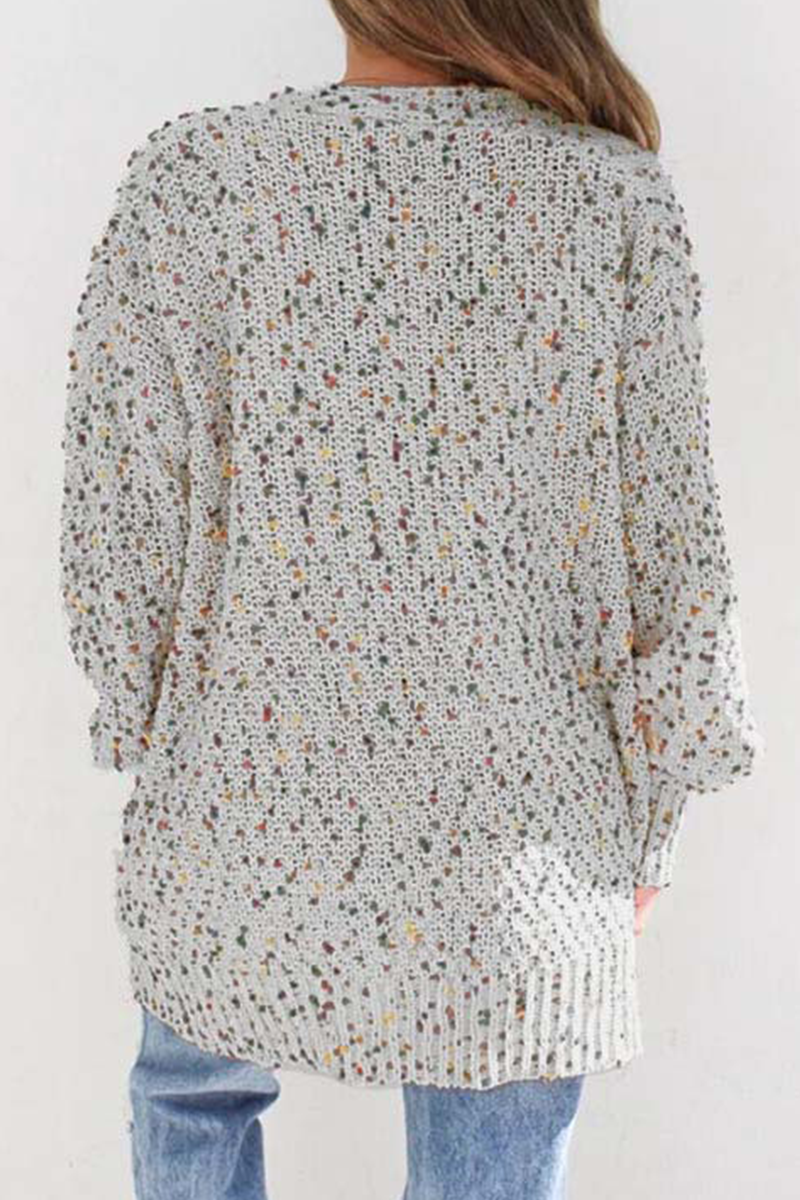 Suéter informal con bolsillos y retazos (7 colores)