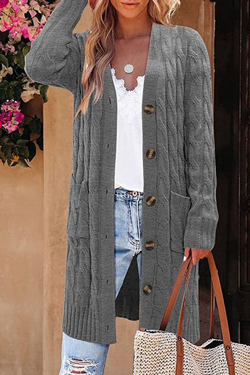 Tops casuales de moda con cuello en V dividido liso (8 colores)