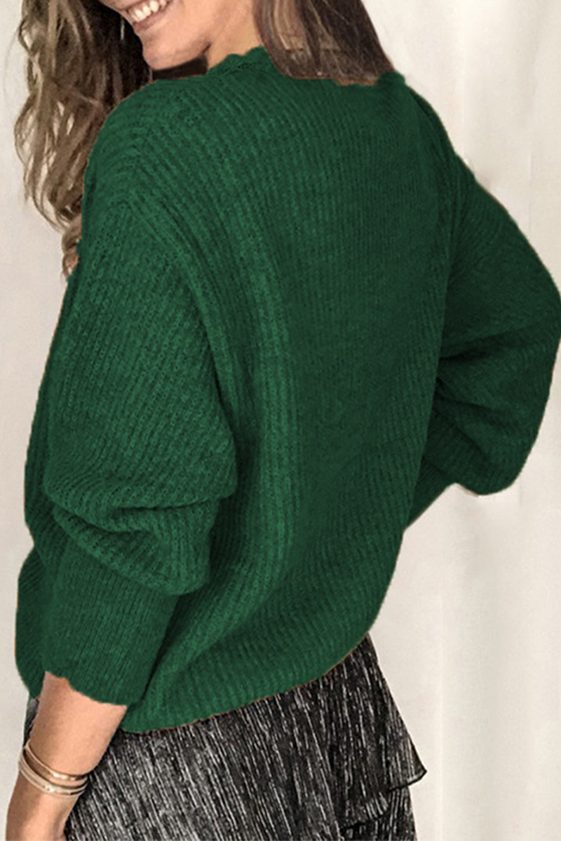 Tops casuales de encaje liso con hebilla y escote en V (12 colores)