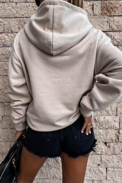 Casual Street Solid Patchwork Pocket Hooded Collar Hoodies(4 Colors)