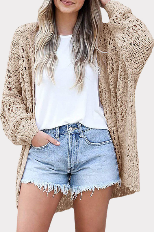 Tops casuales de patchwork ahuecados y sólidos