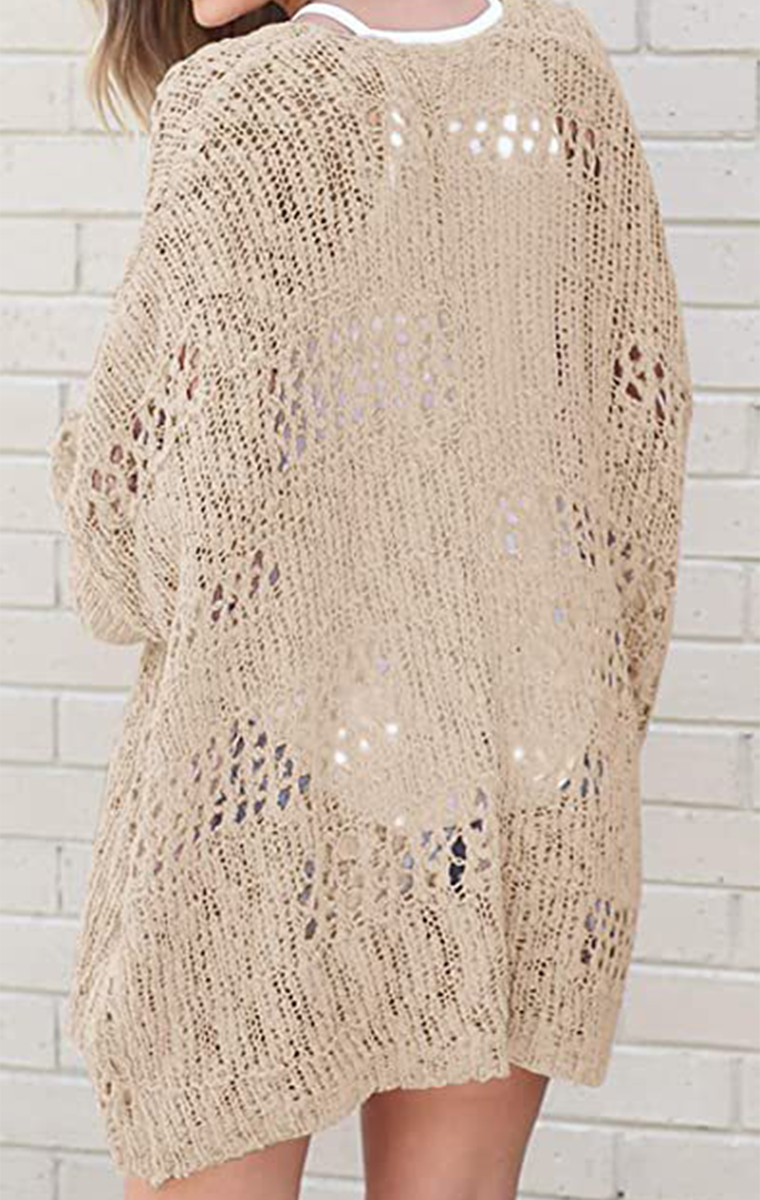 Tops casuales de patchwork ahuecados y sólidos