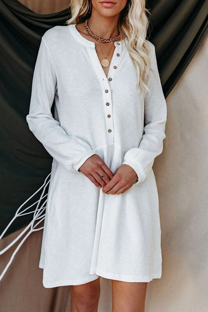 Vestidos de princesa con cuello redondo, de moda, informales, lisos y divididos