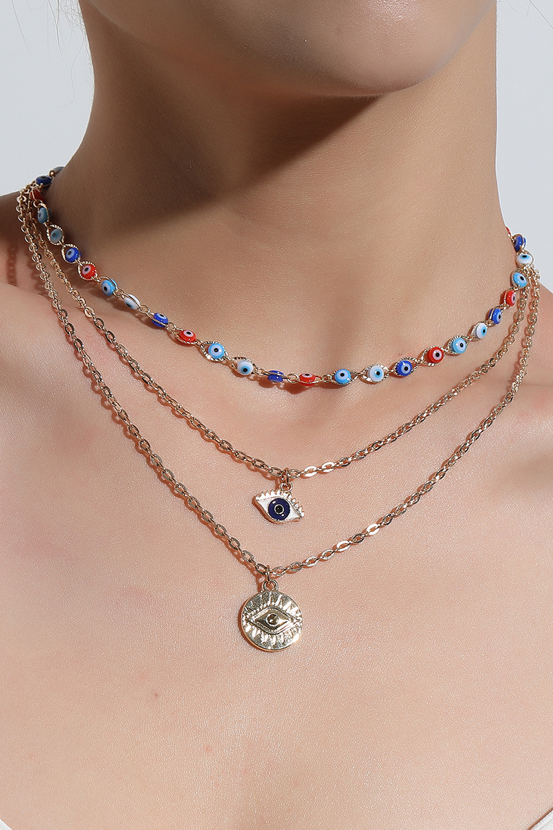 Fashion Street Patchwork Bead tube Necklaces