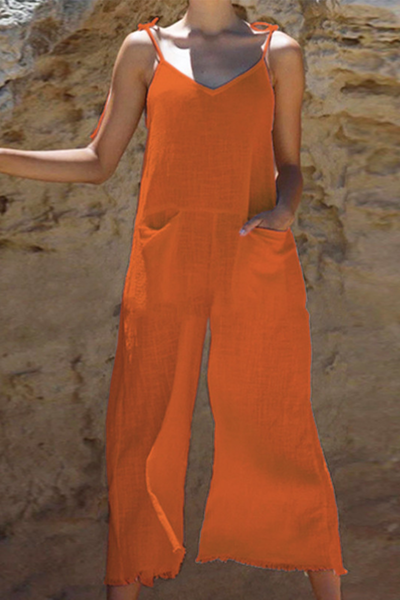 Monos rectos con tirantes finos y abertura en la parte superior, de moda (3 colores)