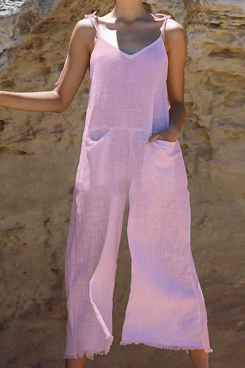 Monos rectos con tirantes finos y abertura en la parte superior, de moda (3 colores)