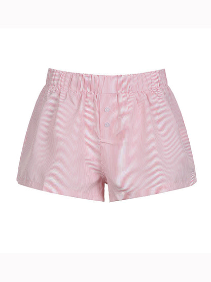 Stripe Print Shorts