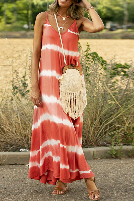 Vestidos casuales con estampado de patchwork y tirantes finos, falda pastel (6 colores)